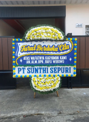 Papan Bunga Duka di Windesi